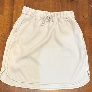 Lululemon Cream Drawstring Skirt size 8